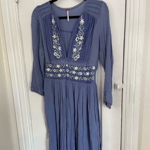 Embroidered Free People Maxi